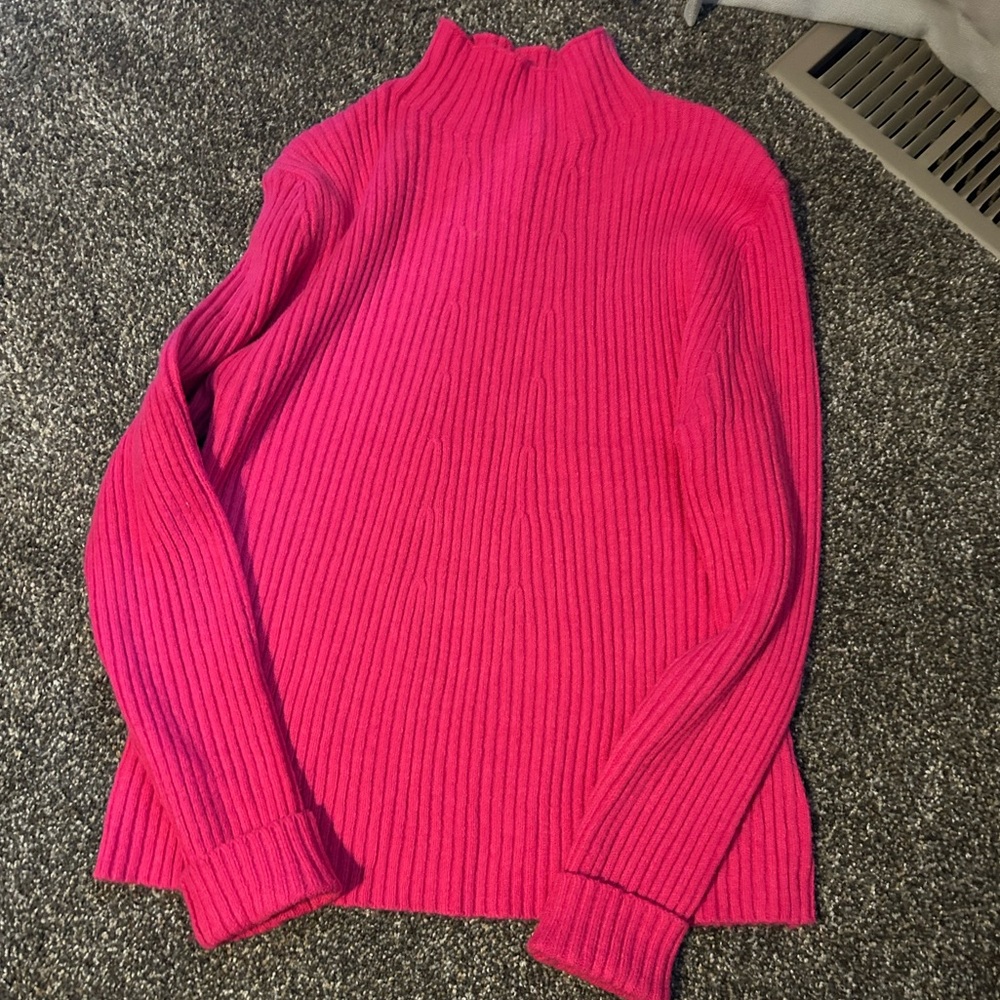 Hot pink sweater